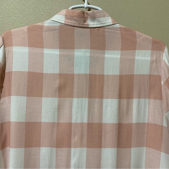Sperry Rose Plaid Front Button Down Shirt-Size L NWT - Picture 4 of 7